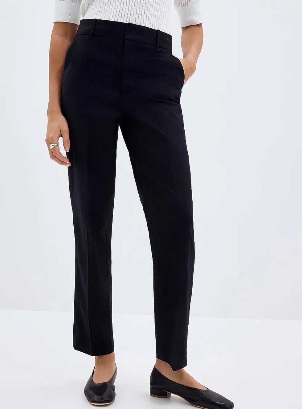 Linen-cotton blend Universal pant