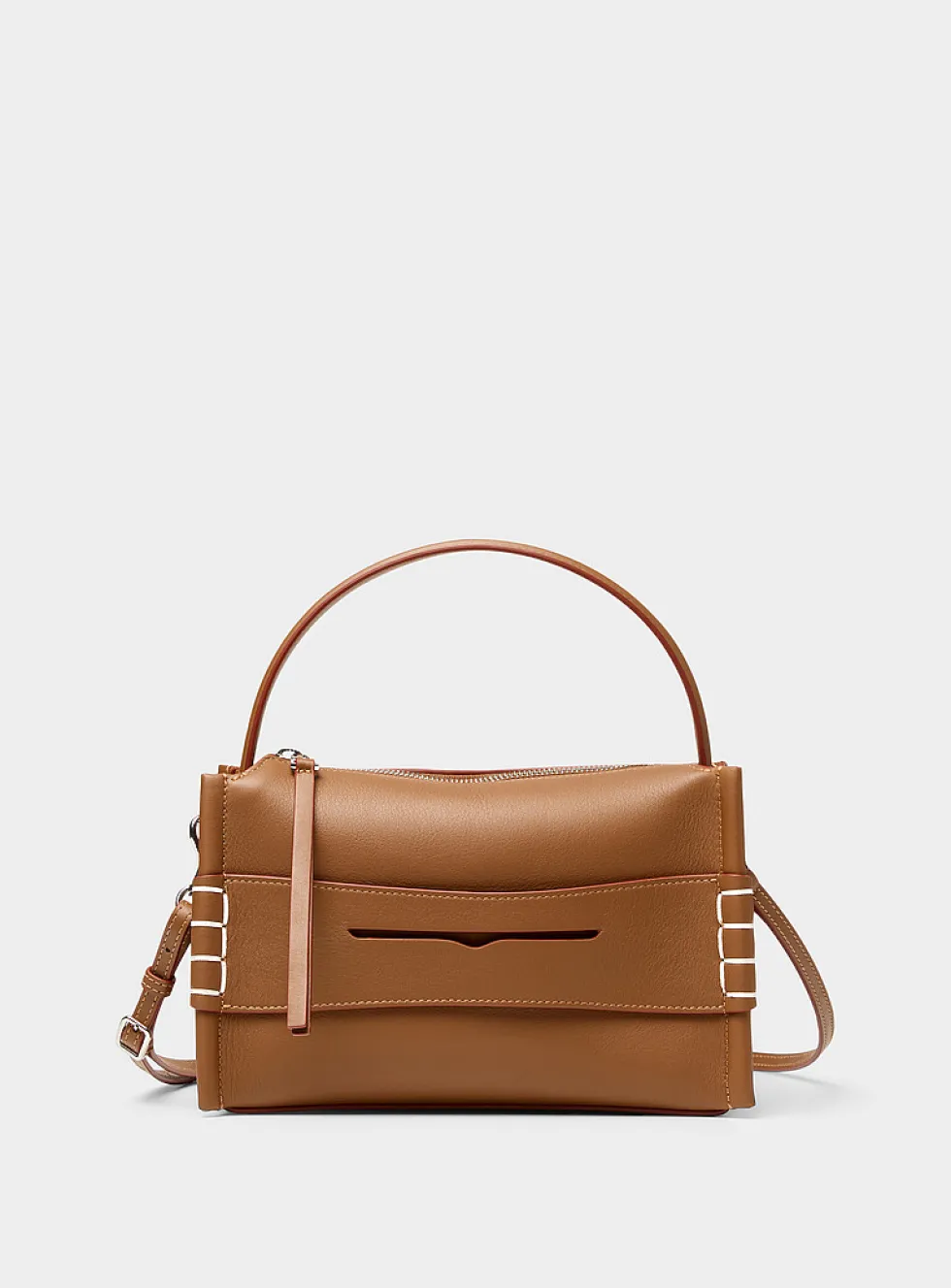 Loafer leather bag