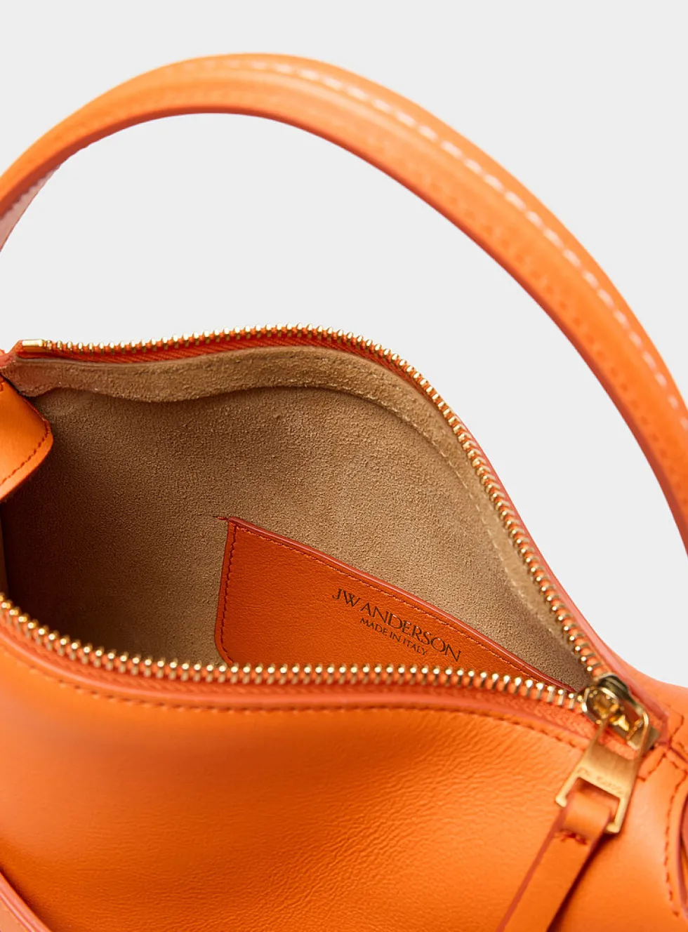 Loafer leather bag