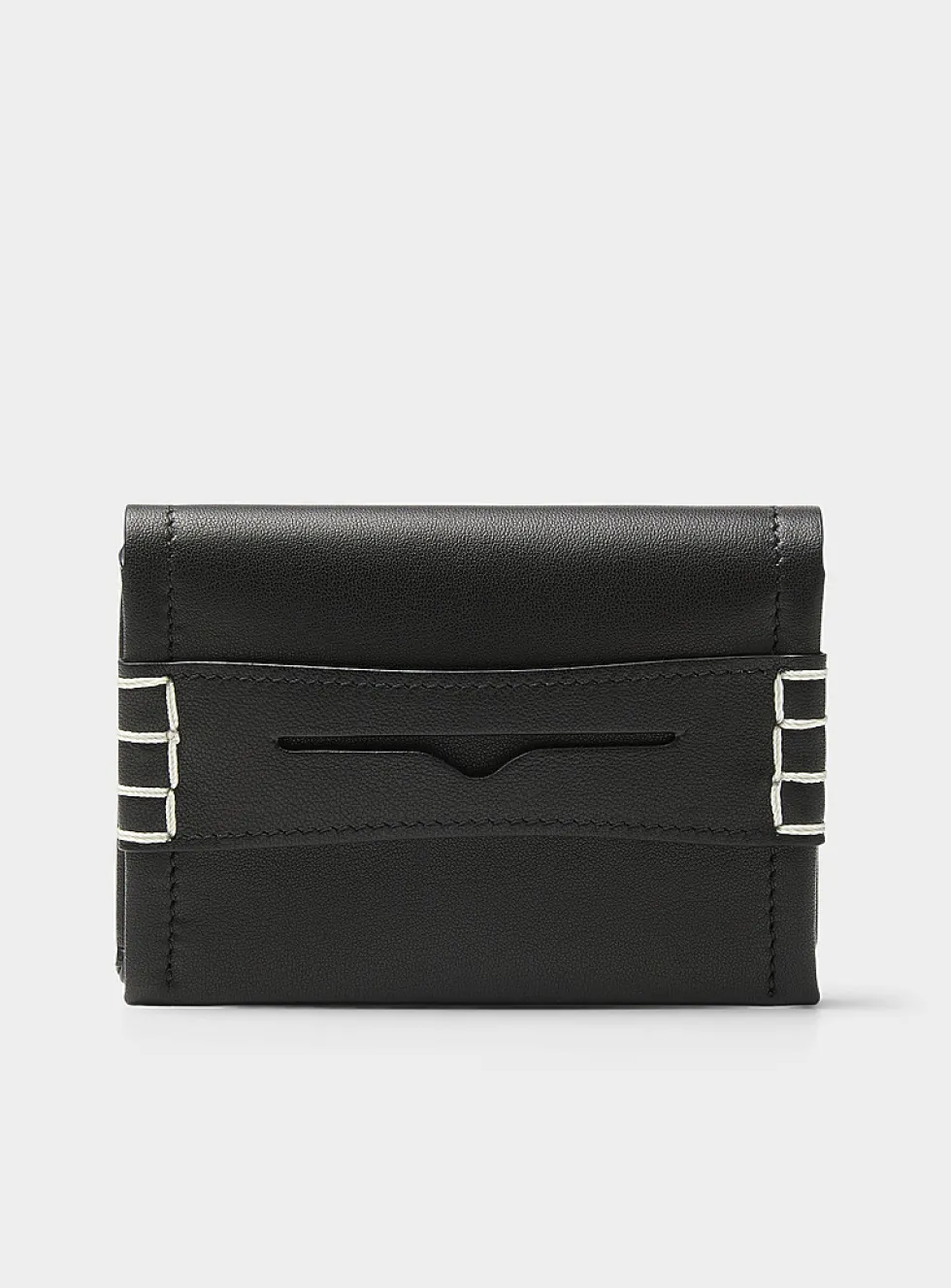 Loafer topstitched card case