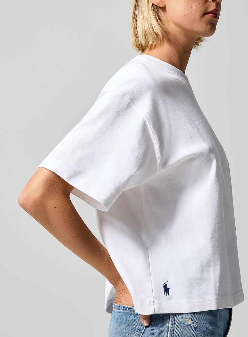 Logo cropped T-shirt
