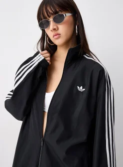 Long striped track jacket