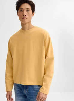 Long-sleeve organic cotton T-shirt