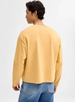 Long-sleeve organic cotton T-shirt