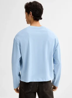 Long-sleeve organic cotton T-shirt