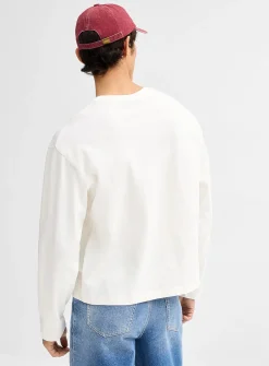 Long-sleeve organic cotton T-shirt