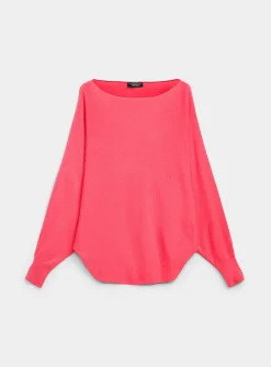 Loose boat-neck sweater