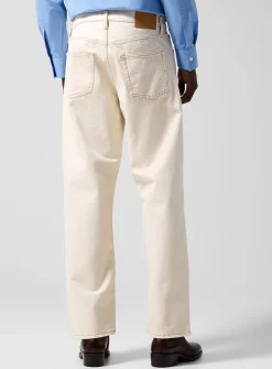 Loose ecru jean