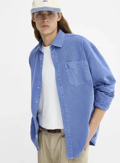Loose twill shirt