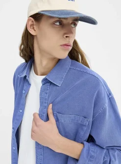Loose twill shirt