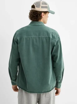 Loose twill shirt