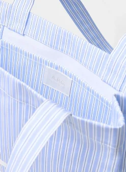 Lou sturdy striped tote