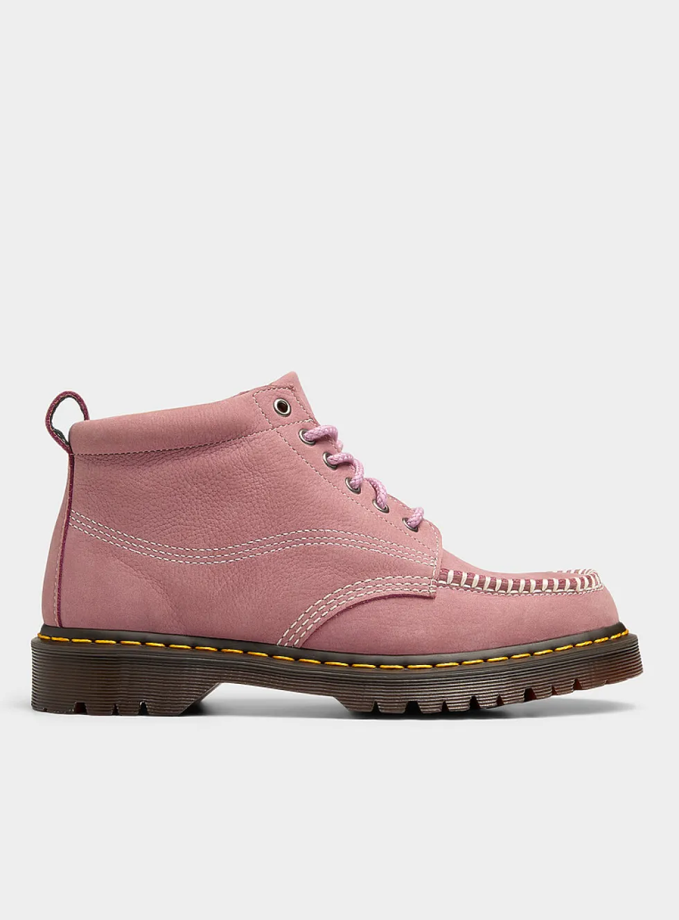 Lowell Chukka dusty pink boots
