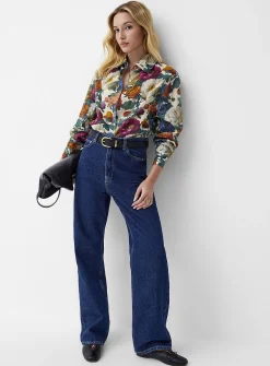 Lush bloom loose shirt