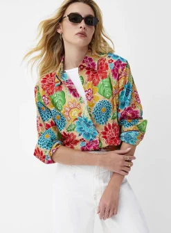 Lush bloom loose shirt