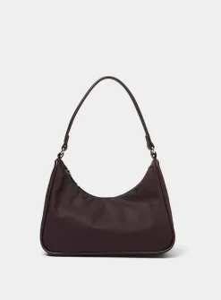 Luxurious fabric shoulder bag