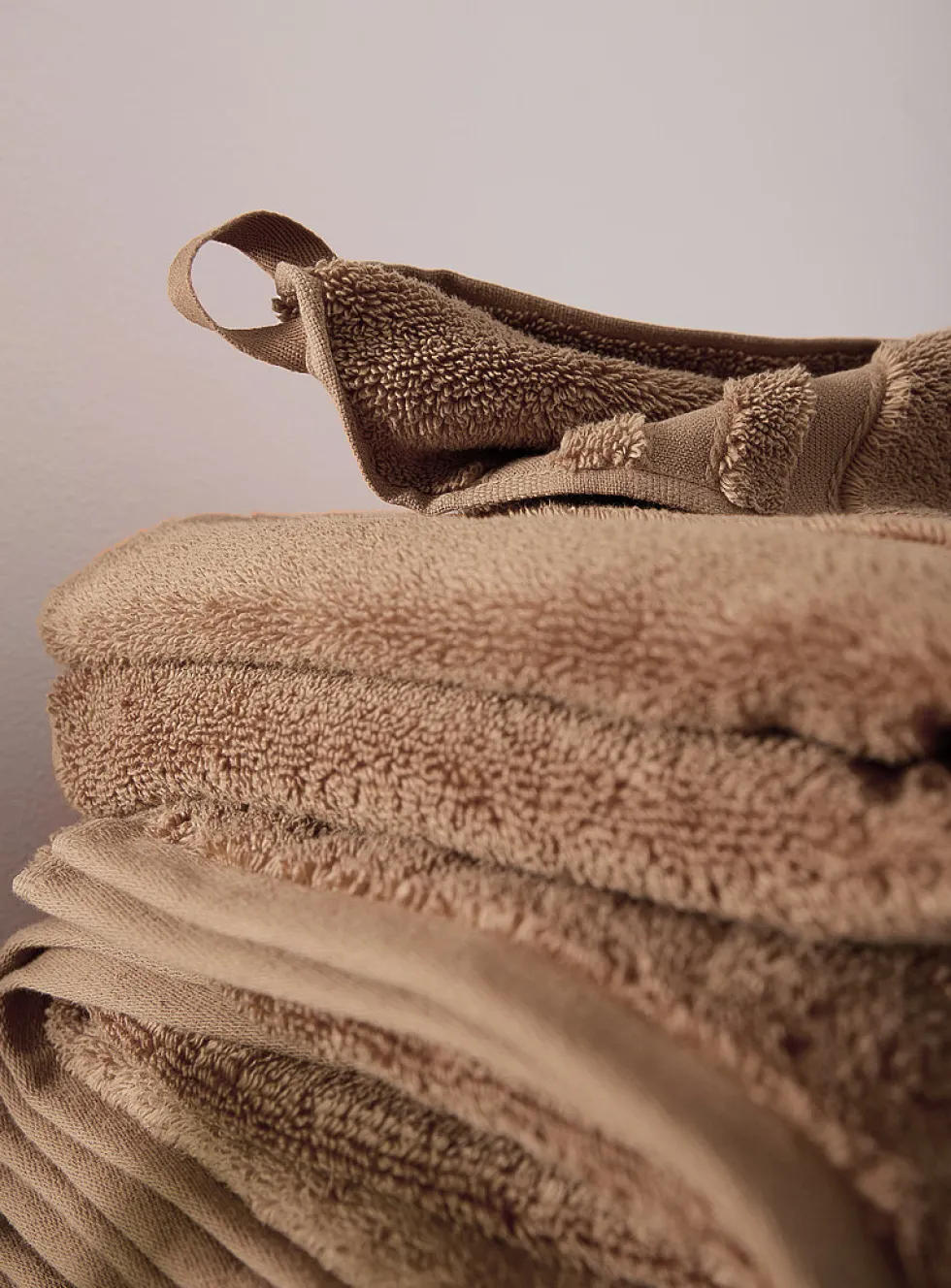 Luxurious organic cotton towels