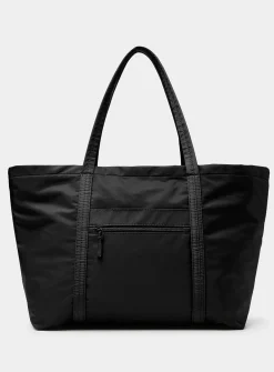 Luxury fabric weekender bag