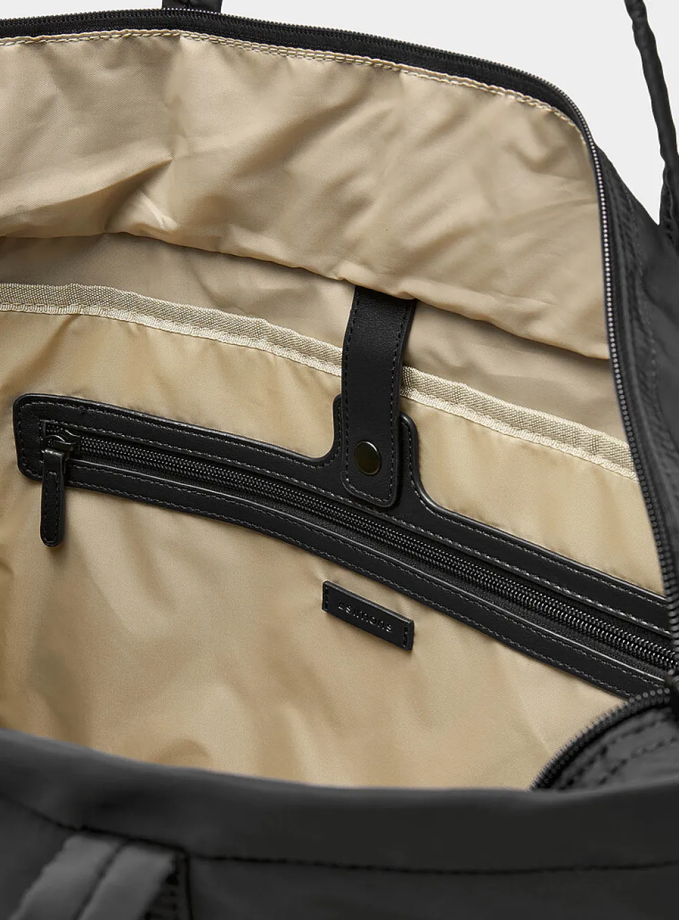 Luxury fabric weekender bag