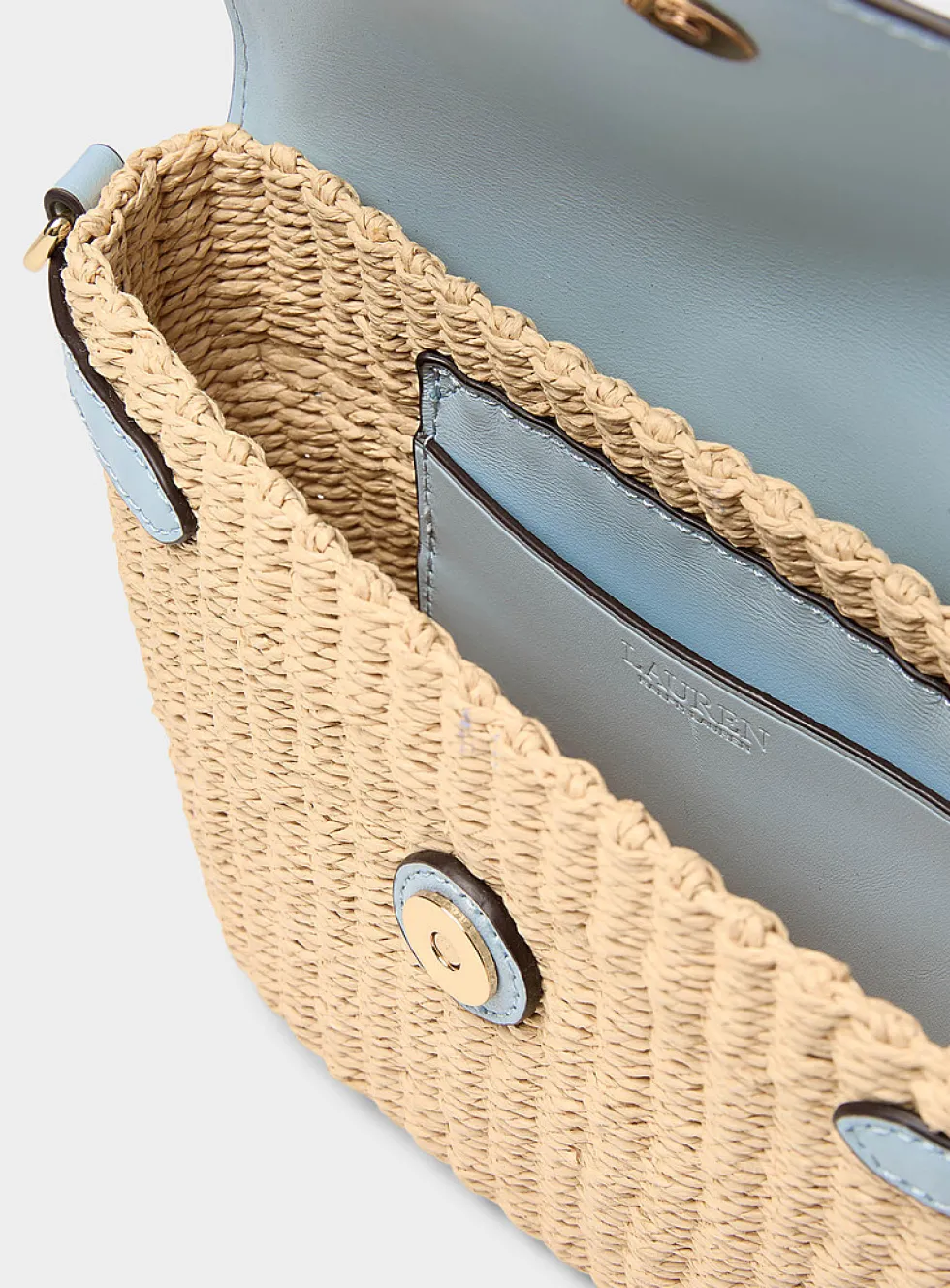 Lynden basketweave small shoulder bag