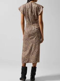 Lyndsay silk-blend dress