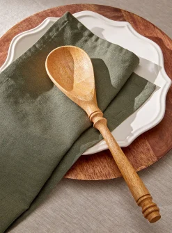 Mango-wood serving spoon