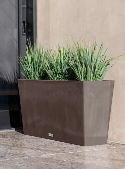 Marble prism planter