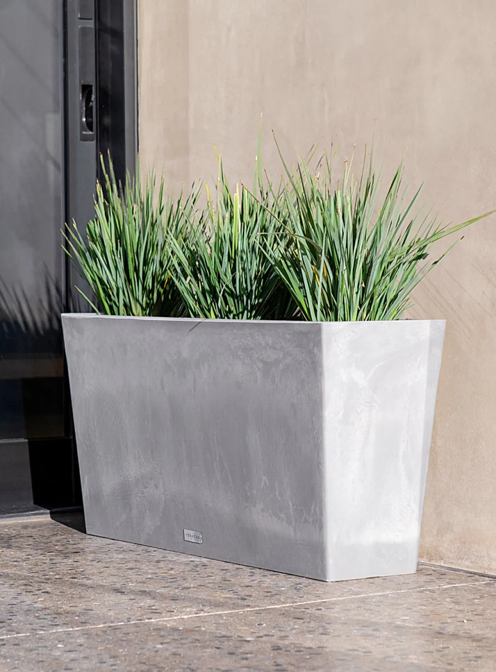 Marble prism planter