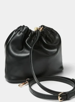 Marbled bead handle evening bag