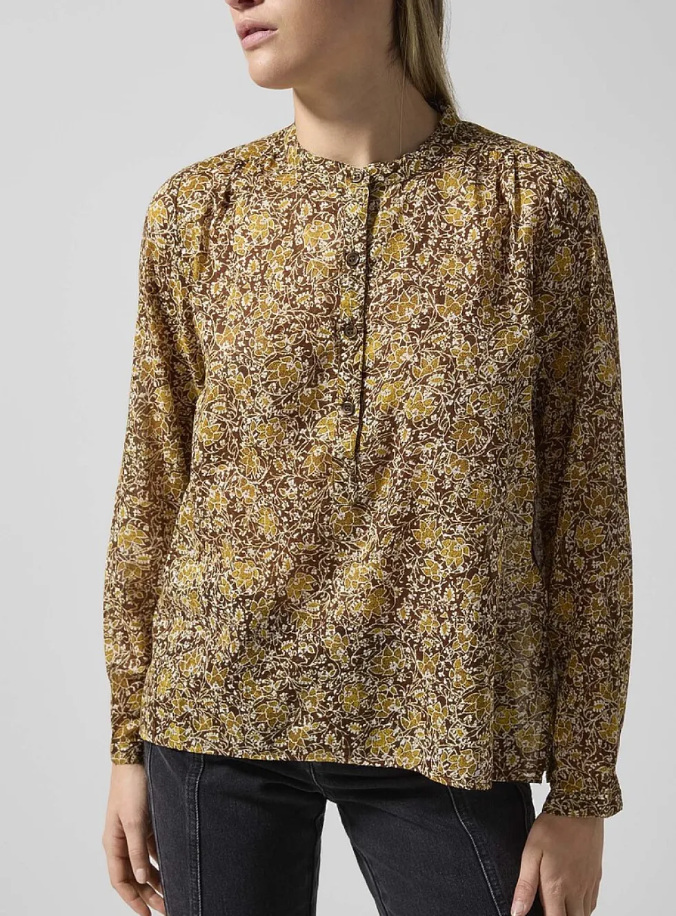 Maria cotton voile blouse