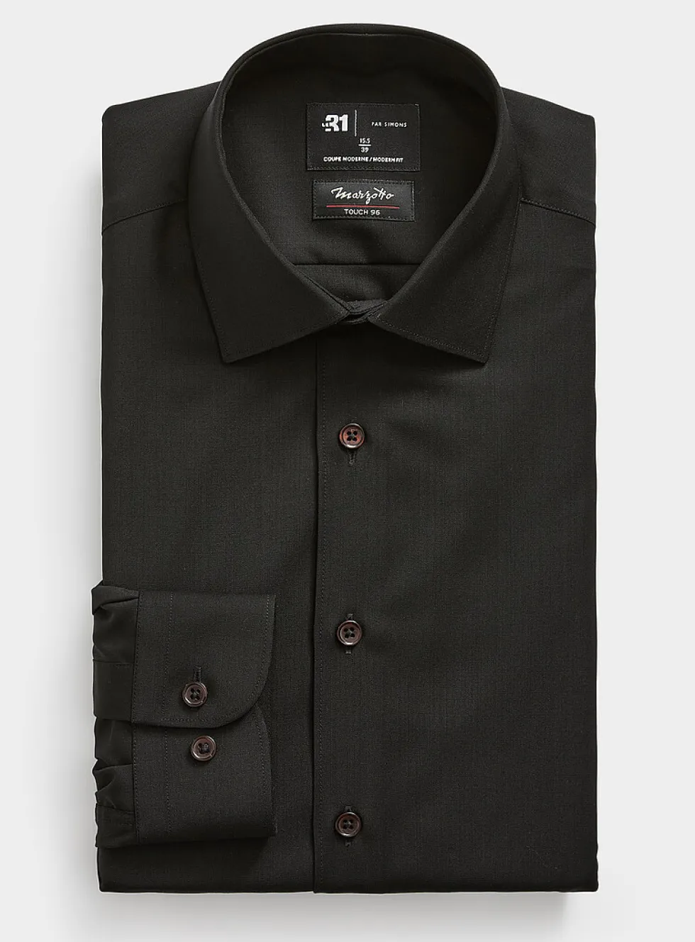 Marzotto Touch 96 pure wool shirt