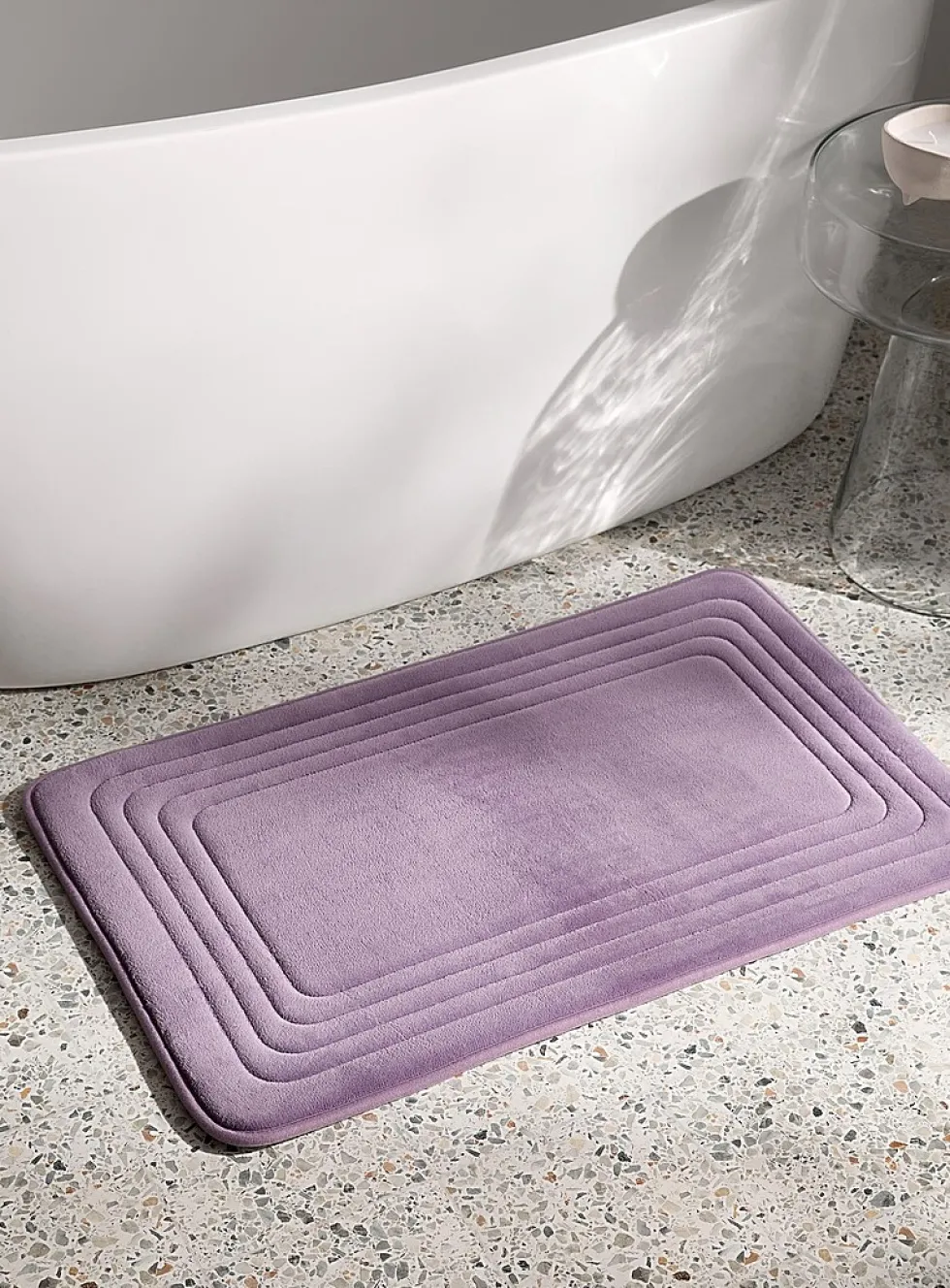 Memory foam bath mat