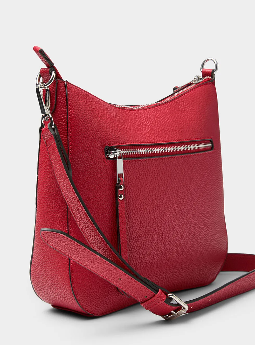 Metallic detail crossbody bag