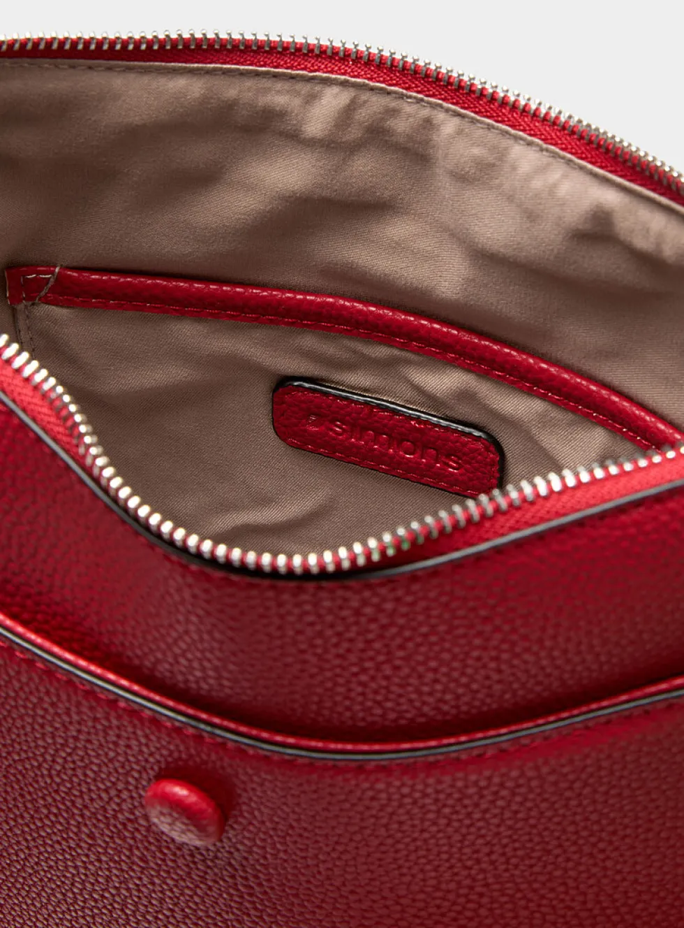 Metallic detail crossbody bag