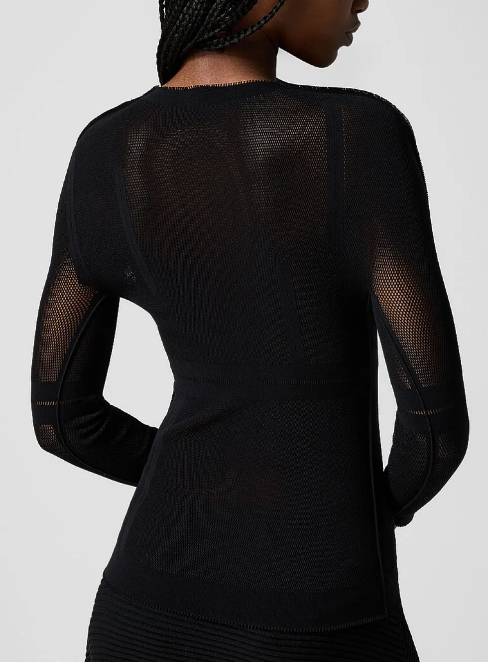 Micromesh second-skin top