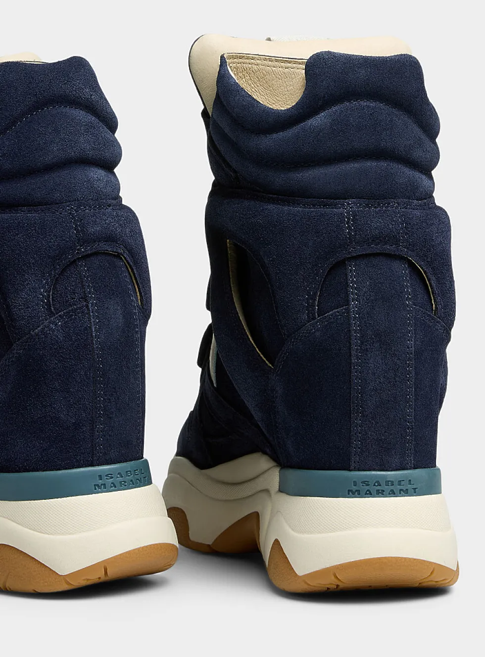 Midnight blue Balskee platform sneakers