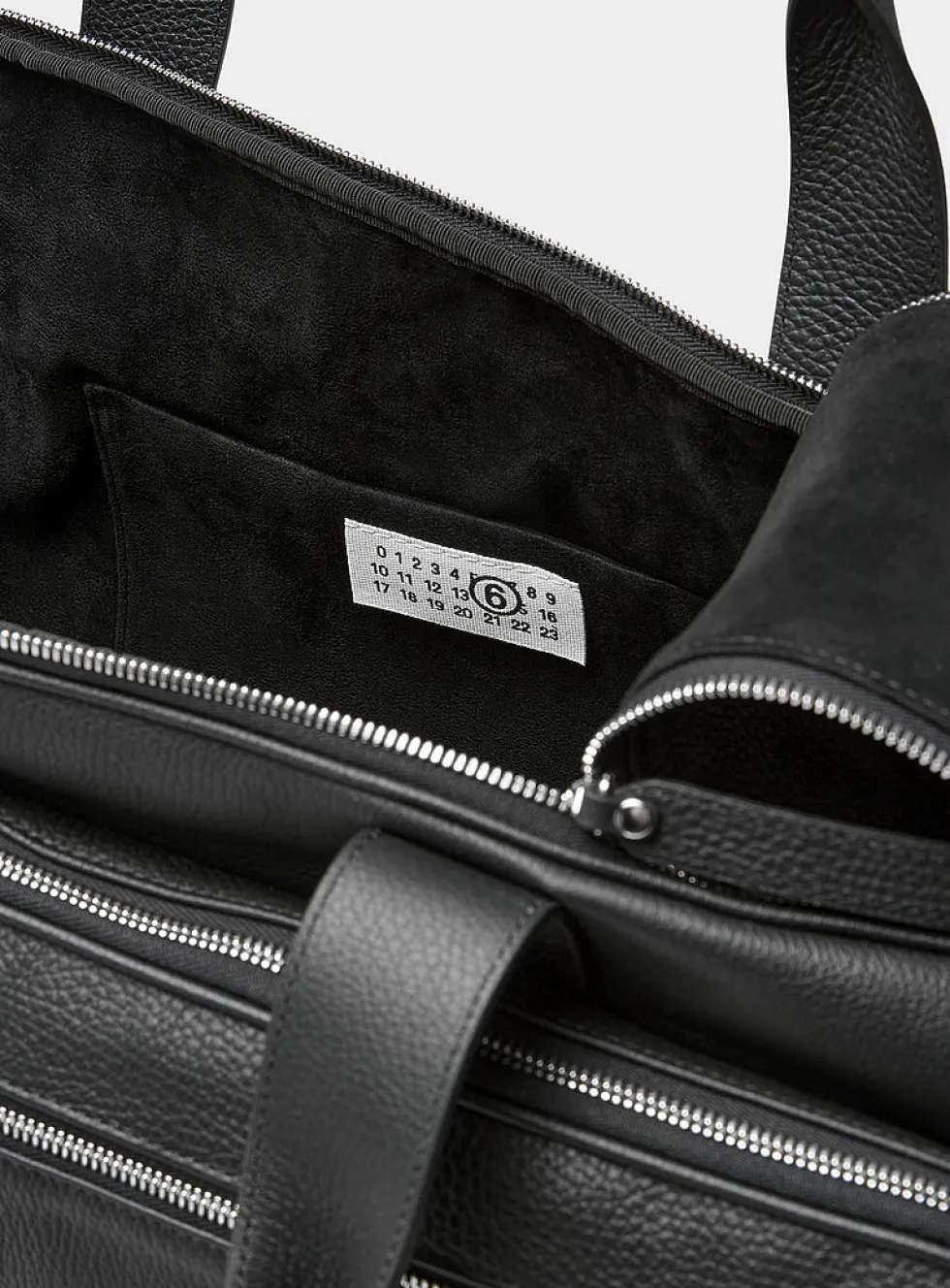 Miles leather weekender bag