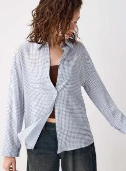 Mini-check shirt