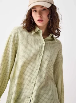 Mini-check shirt