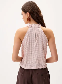 Mini-checkers puffy cami