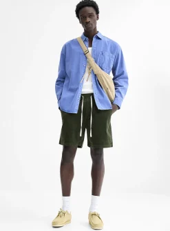 Mini-corduroy easy short