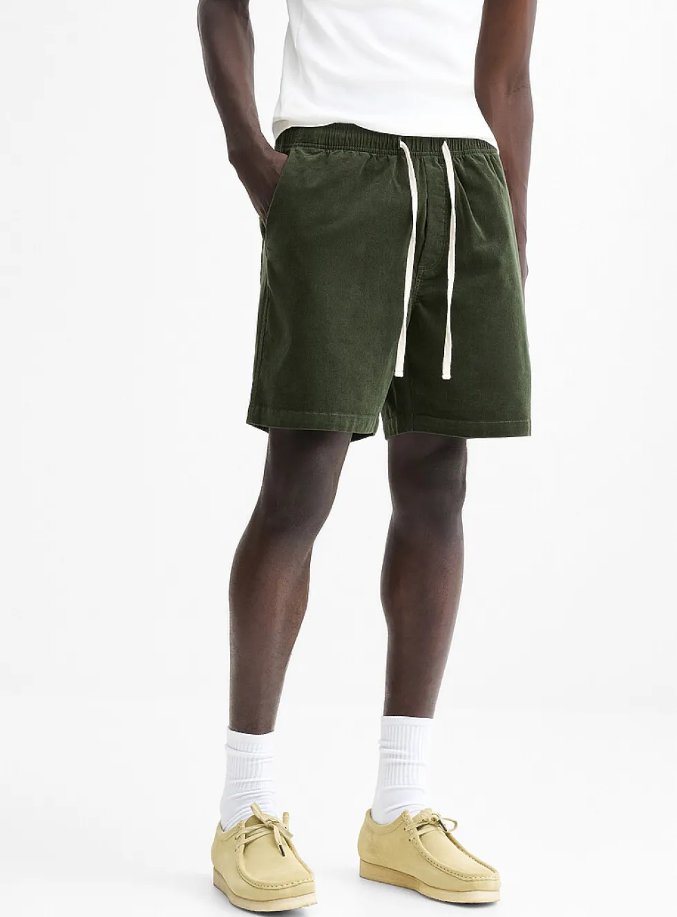 Mini-corduroy easy short