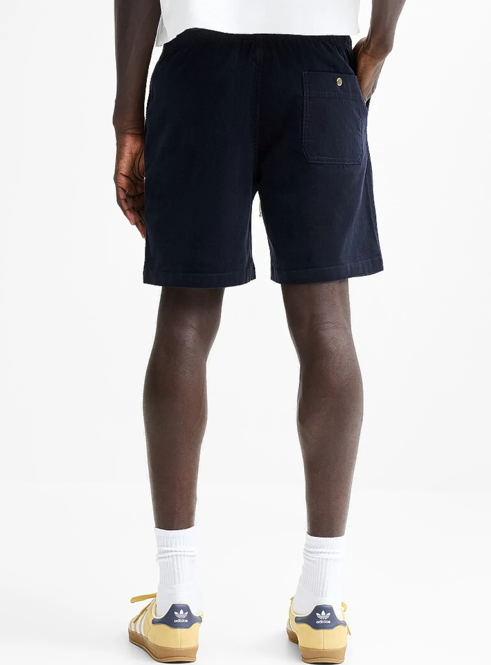 Mini-corduroy easy short