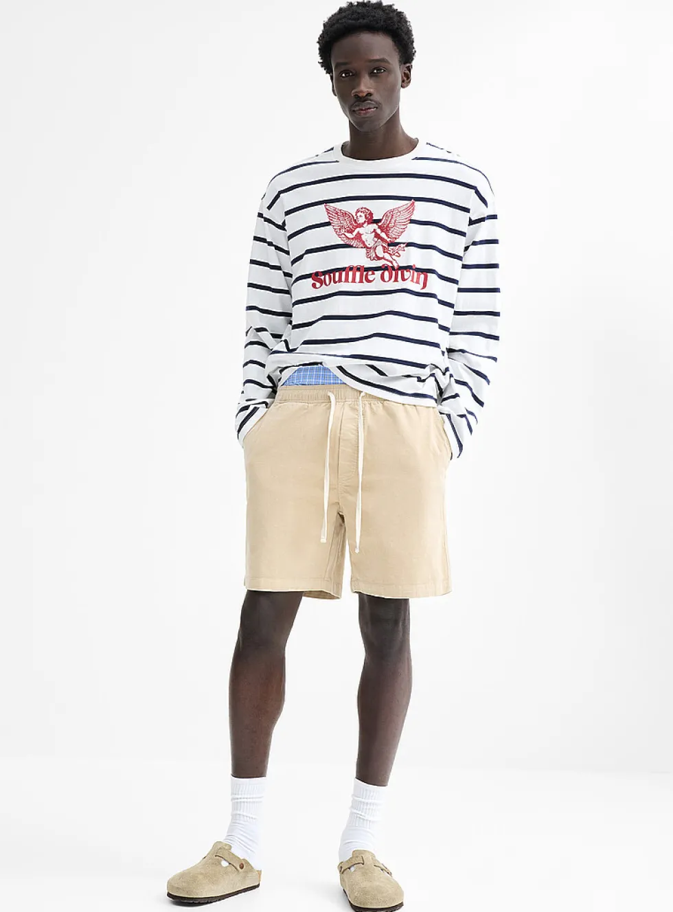 Mini-corduroy easy short