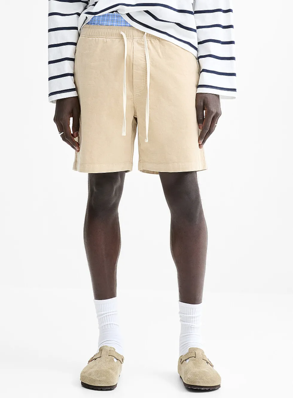 Mini-corduroy easy short