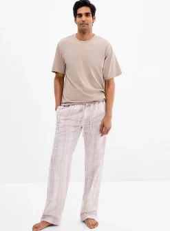 Minimalist check pyjama set