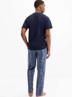 Minimalist check pyjama set