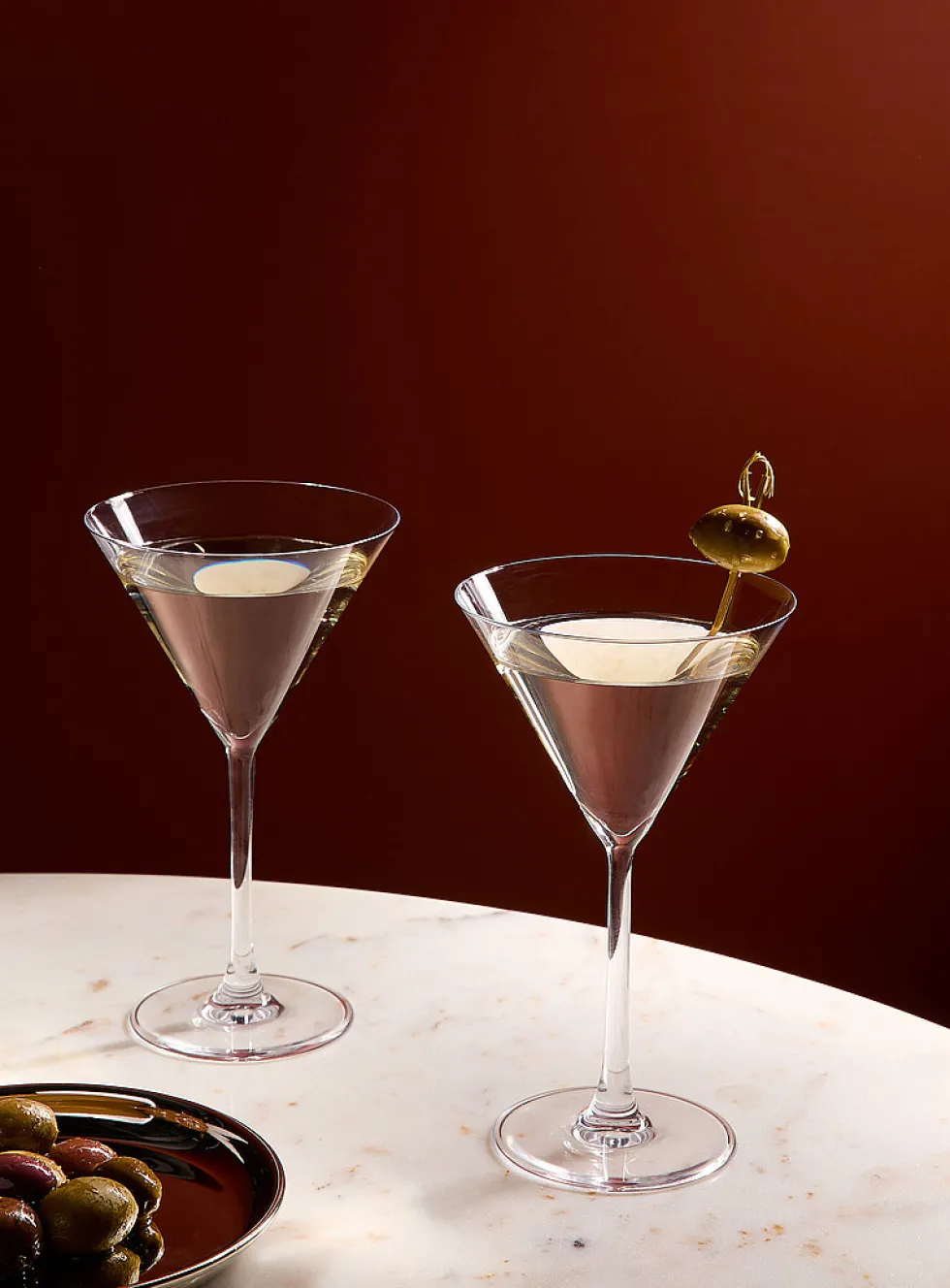 Minimalist cocktail glasses