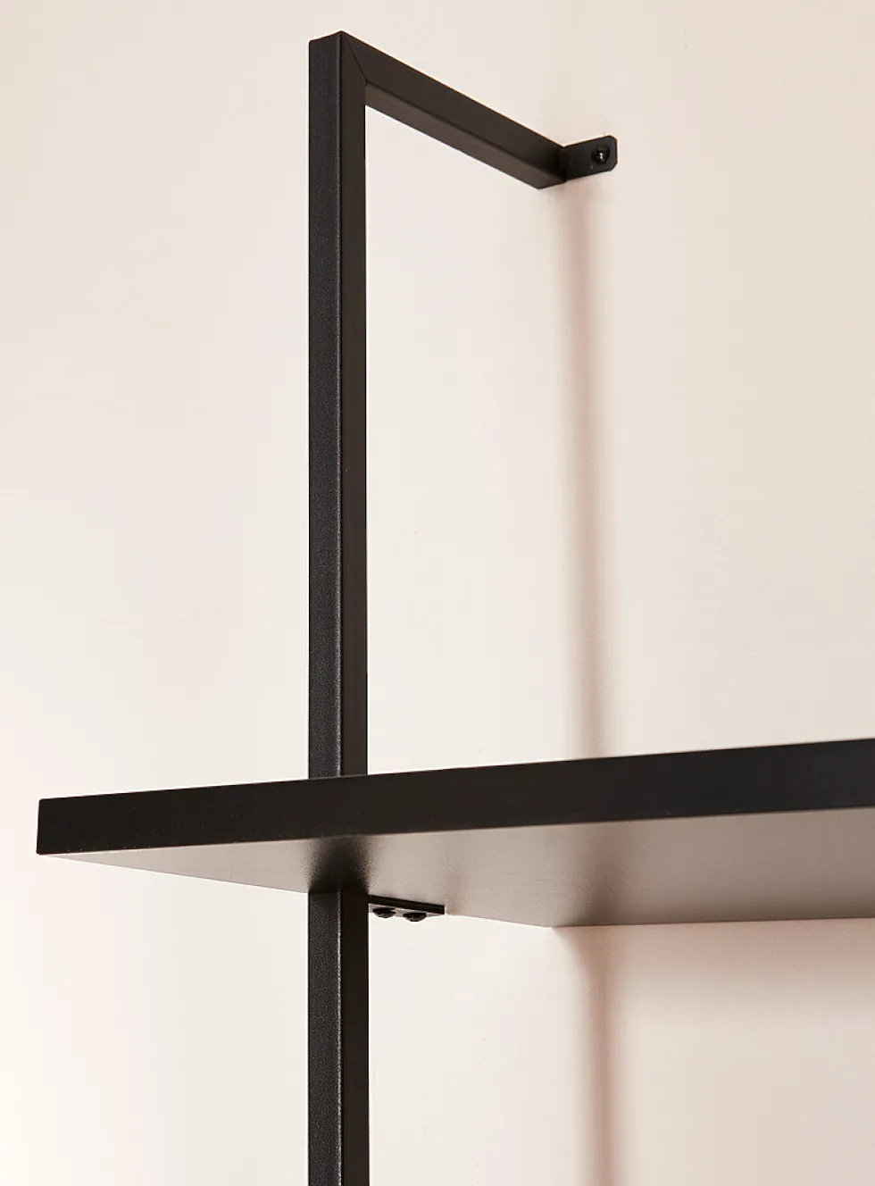 Minimalist ladder-shaped bookshelf