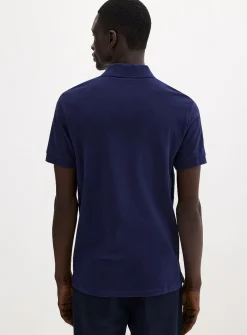 Minimalist piqué polo